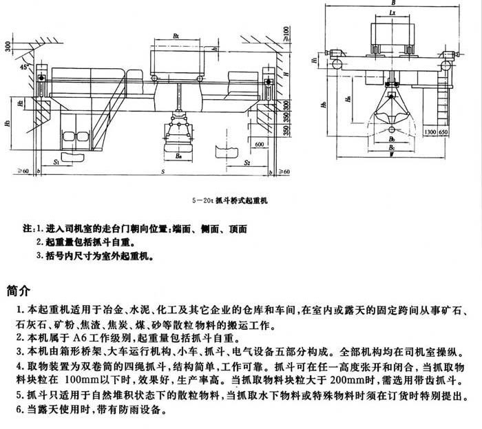 QD型抓斗橋式起重機(jī)