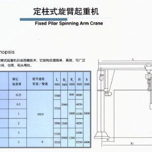 BZC型定柱式懸臂吊